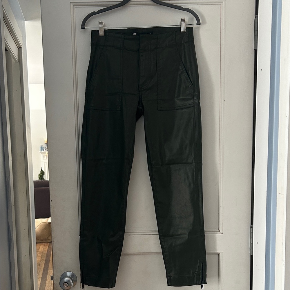Kut from the Kloth Dark Green Cropped Pants
